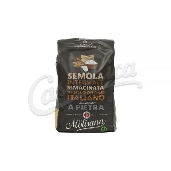 LA MOLISANA HARINA SEMOLA INTEGRAL 1KG