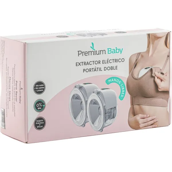 PREMIUM BABY PB-L305 EXTRACTOR ELECTRICO PORTATIL DOBLE