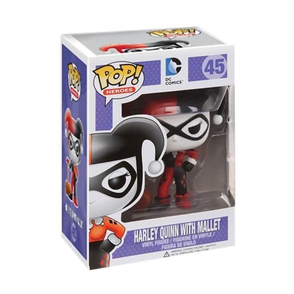 FUNKO POP HEROES HARLEY QUINN WITH MALLET  45