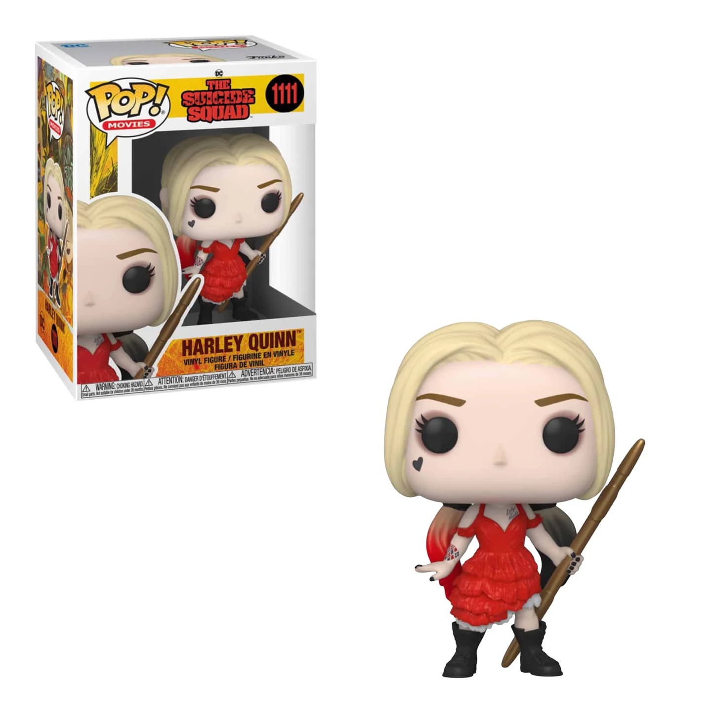 FUNKO POP HEROES SUICIDE S2 HARLEY QUINN DRESS 1111