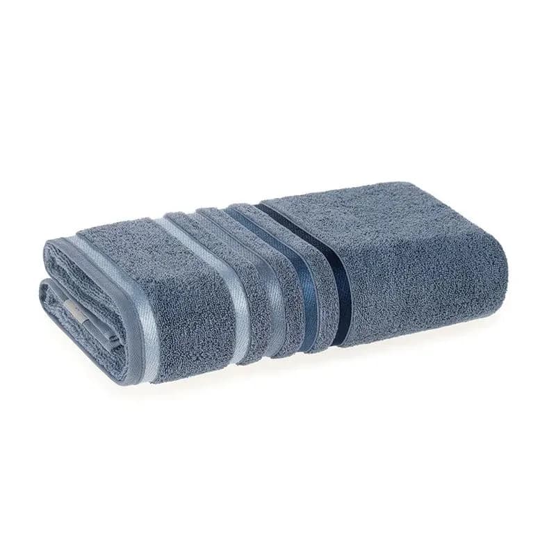 KARSTEN 3844015 TOALLA BANO LUMINA 70X140 AZUL SERENO