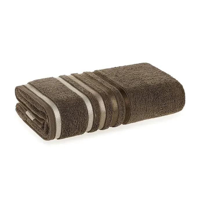 KARSTEN 3843990 TOALLA BANO LUMINA 70X140 GRIS