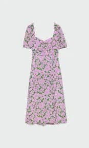 STRADIVARIUS 6363-364-145 VESTIDO FLORAL M