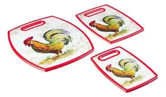 CUISINART CCB-3PCROS TABLA DE CORTE GALLO 3 PZS