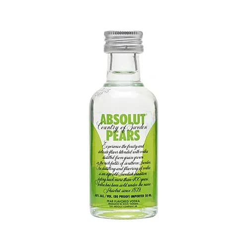ABSOLUT VODKA MINI PEARS 50ML