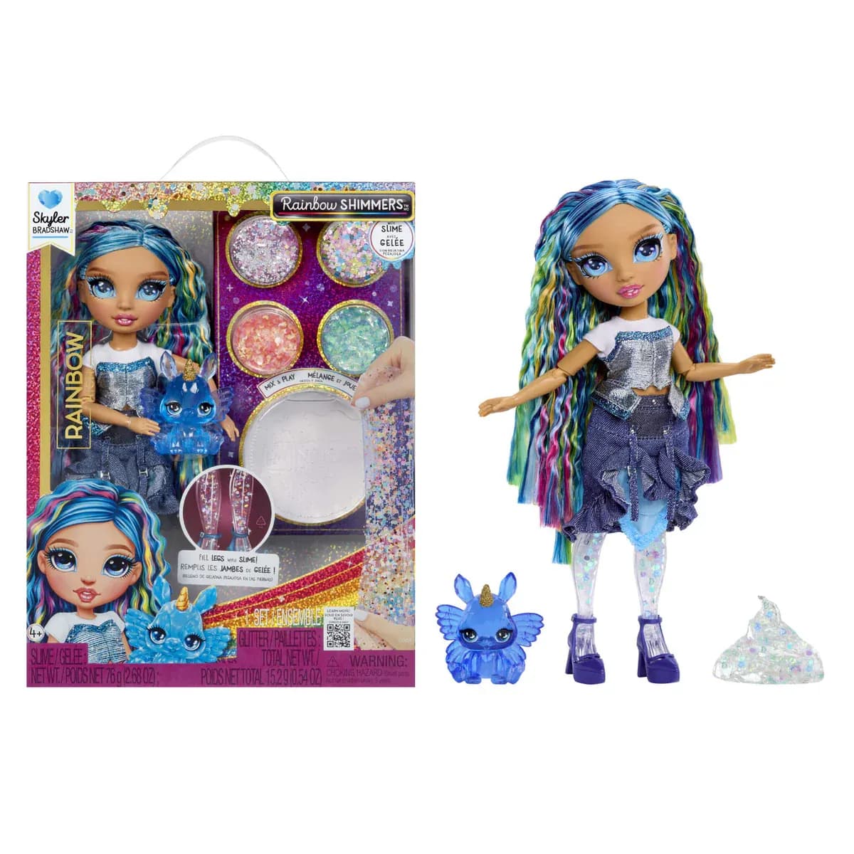 RAINBOW JR MGA122418 HIGH SHIMMER SLIME SKYLER