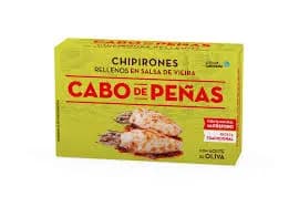 CABO DE PEÑAS CHIPIRONES RELLENOS EN SALSA DE VIERA 111GR