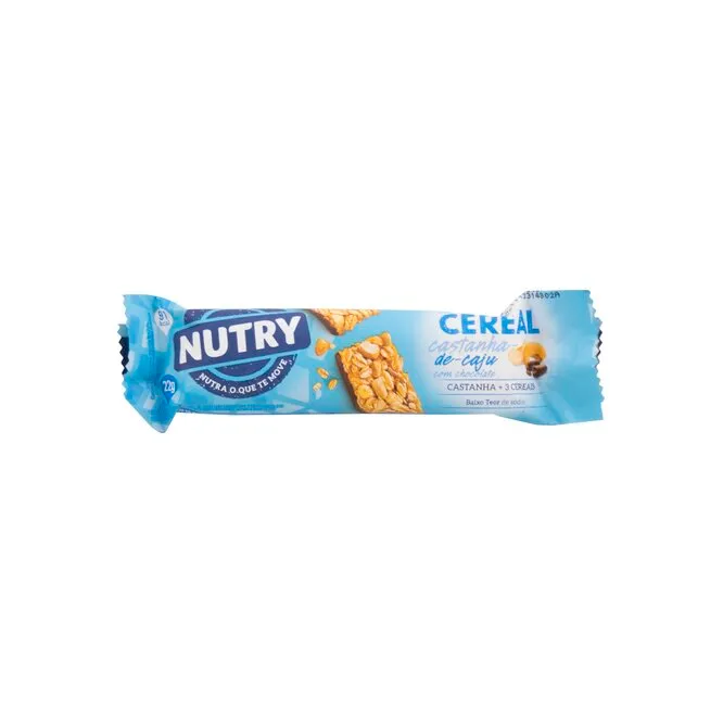 NUTRY BARRA DE CEREAL CASTAÑA DE CAJU 22GR