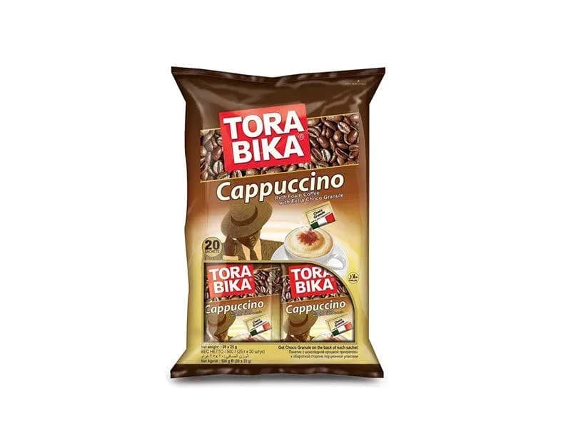 TORA BIKA CAPUCCINO SACHE 20X25