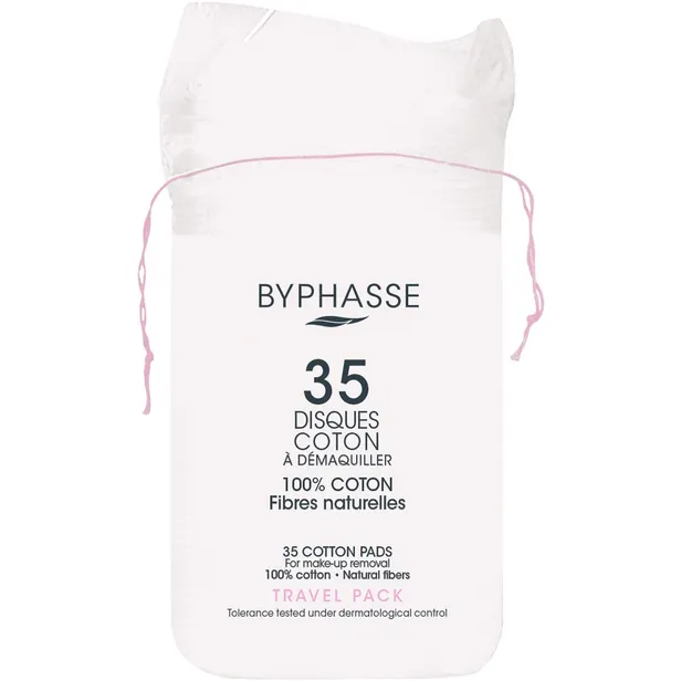 BYPHASSE DISCO DE ALGODON TRAVEL PACK 35 UNI
